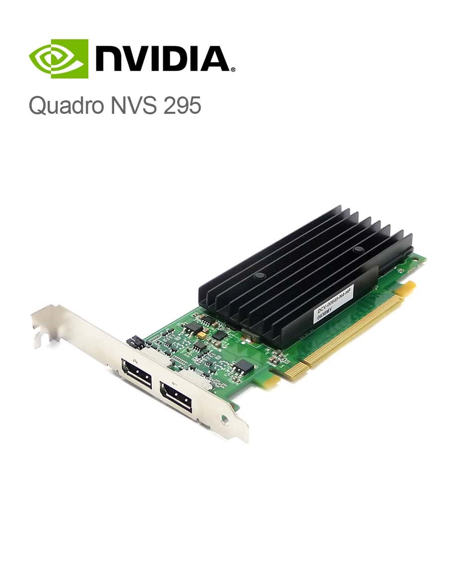 Renewed) GF-NVIDIA QUADRO NVS 295: 256MB GDDR3 GPU memory